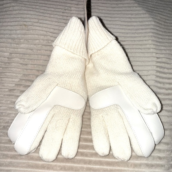 Pretty cream warm ISOTONER women’s gloves NWT - Picture 3 of 8